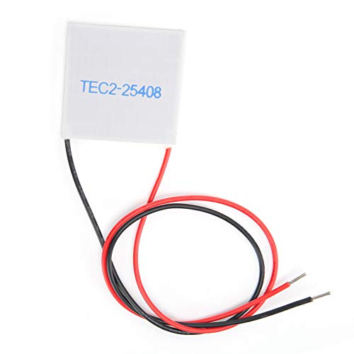 PUSOKEI TEC2‑25408 12V 8A Plattenmodul für thermoelektrische Kühler-Peltiers, elektronisches 2-lagiges Halbleiter-Kühlplatten-Kühlkörpermodul, 40 x 40 mm von PUSOKEI