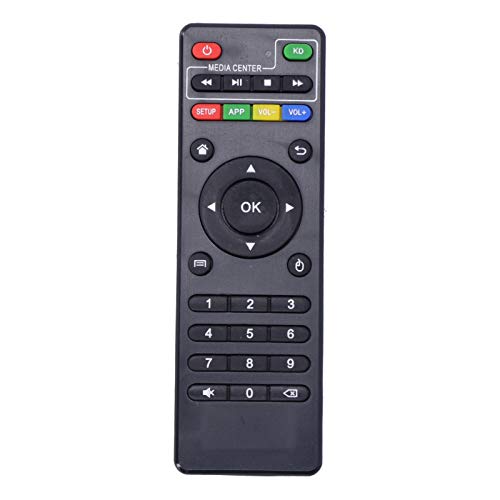 PUSOKEI TV-Box-Fernbedienung für Box , PRO, -4K, M8S, M8N, T95, T95M, T95N, T95X, X96, X96mini, H96, H96 Pro Media Player-Fernbedienung, Fernbedienungsentfernung> 10 m von PUSOKEI