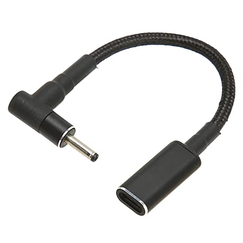 PUSOKEI USB-C-Buchse auf 3,0 X 1,0 Mm DC-Stecker-Adapter, 100 W USB-C auf 3,0 X 1,0 Mm Ladekabel-Konverter, Kurzes Kabel von PUSOKEI