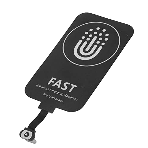 PUSOKEI USB C Fast Qi Wireless Charging Receiver, Ultra Slim Wireless Receiver und Adapter mit Magnetischer Ladeleitung, für Alle USB C Schnittstellengeräte((10W)) von PUSOKEI