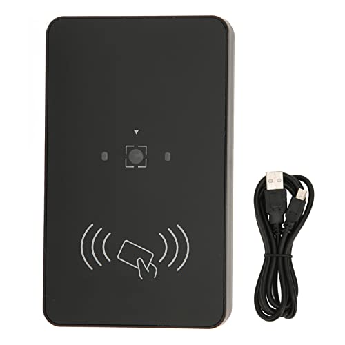 PUSOKEI USB RFID Kartenleser, Smart EM Kartenleser, QR/1D/2D Barcode Scanner, Tragbarer Magnetkartenleser mit Kabelunterstützung für XP/7/8/10/Linux für Zugangskontrollsysteme PUSOKEI USB RFID Kartenleser, Smart EM Kartenleser, QR/1D/2D Barcode Scanner, Tragbarer Magnetkartenleser mit Kabelunterstützung für XP/7/8/10/Linux für Zugangskontrollsysteme von PUSOKEI