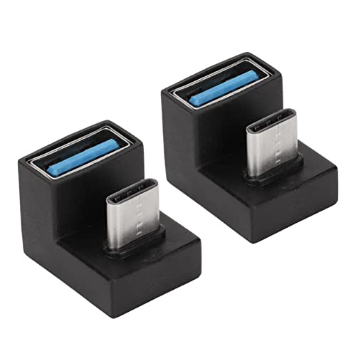PUSOKEI USB auf USB C Adapter 2er Pack, 180 Grad Abgewinkelter USB C U Form Adapter, USB Buchse auf USB C Stecker Adapter Unterstützt OTG Funktion für Tablet Handy, 5 Gbps PUSOKEI USB auf USB C Adapter 2er Pack, 180 Grad Abgewinkelter USB C U Form Adapter, USB Buchse auf USB C Stecker Adapter Unterstützt OTG Funktion für Tablet Handy, 5 Gbps von PUSOKEI