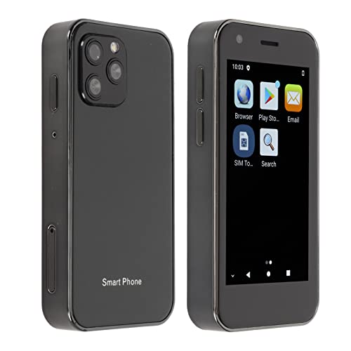 SOYES XS12 Super 4G LET Smartphone für Android 10.0, 4 GB RAM 32 GB ROM, 3,0 Zoll 5G WiFi Entsperrtes Mobiltelefon, Unterstützt Dual Card Dual Standby (Fantasy Nacht Schwarz) von PUSOKEI