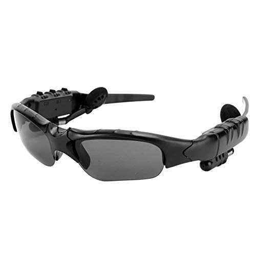 Smart-Brille, Bluetooth-Sonnenbrille, MP3-Sonnenbrille, Audio-Sonnenbrille mit Polarisierten Gläsern, Sprachsteuerung und Open-Ear-Stil, Hören Sie Musik und Anrufe, Kopfhörer, Stereo-Kopfhörer mit Fre von PUSOKEI