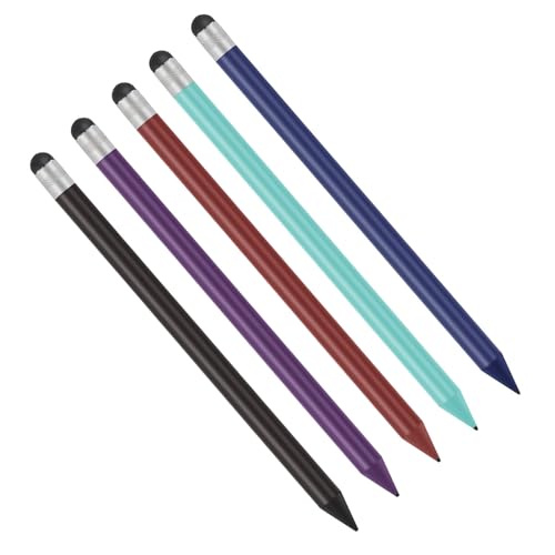 Stylus-Stift, Robust und Langlebig, Doppelklick-Zeichnungsstift für die Meisten Tablets mit Kapazitivem Bildschirm für Smartphones (Black) von PUSOKEI