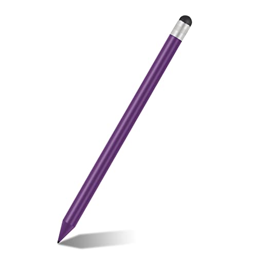 Stylus-Stift, Robust und Langlebig, Doppelklick-Zeichnungsstift für die Meisten Tablets mit Kapazitivem Bildschirm für Smartphones (Purple) von PUSOKEI