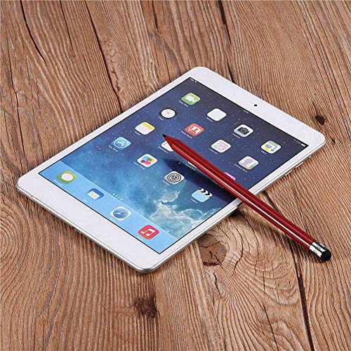 Stylus-Stift, Robust und Langlebig, Doppelklick-Zeichnungsstift für die Meisten Tablets mit Kapazitivem Bildschirm für Smartphones (Rot) von PUSOKEI