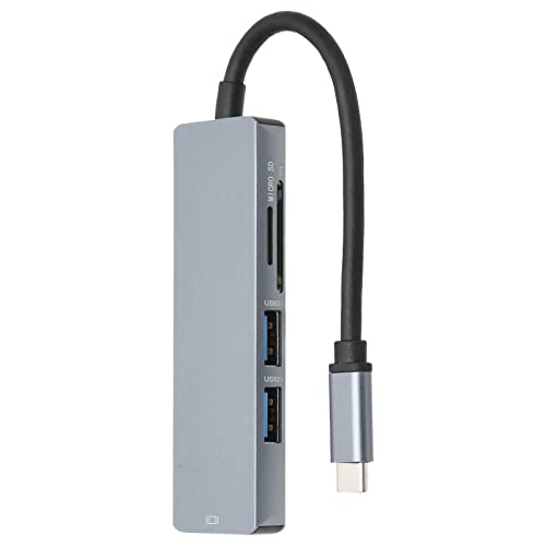 USB C Hub 5 Ports, 5 in 1 Multiport Adapter 4K Ultra HDMI USB 3.0 USB 2.0, Schnelle Wärmeableitung, Unterstützt Mirror Extended Mode, für Reisen von PUSOKEI