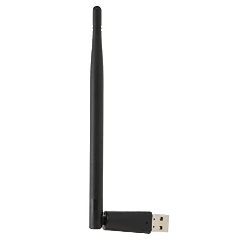 USB WiFi Adapter 150Mbps, USB 2.0Wireless Netzwerkadapter für Desktop, 2.4G, IEEE802.11 N/b/g, Integrierte 2dbi Antenne, Unterstützt Win XP/7/8/10/Linux von PUSOKEI