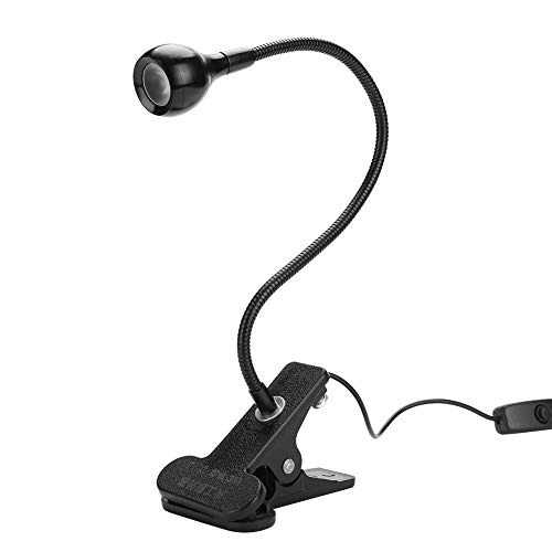 UV-Leimhärtungslampe, USB 3W UV-Leimlampe Ultraviolette LED Lila Licht USB mit Schwanenhals / Clip / Swith für die Telefonreparatur von PUSOKEI