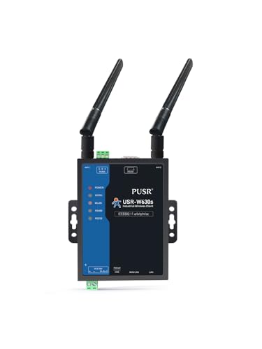 PUSR Industriequalität Dual Band WIFi5 Wireless Client Modbus Gateway MQTT 2 Ethernet-Ports Seriell RS232 RS485 auf WiFi Konverter USR-W630s PUSR Industriequalität Dual Band WIFi5 Wireless Client Modbus Gateway MQTT 2 Ethernet-Ports Seriell RS232 RS485 auf WiFi Konverter USR-W630s von PUSR