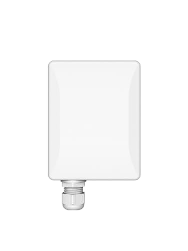 PUSR Punkt zu Punkt/MultiPoint Gigabit Wireless Bridge Dual Band 5.8G WiFi IP66 Waterproof Up to 5KM 300Mbps Hohe Geschwindigkeit 15dBi High-Gain Antenna 100Mbps Outdoor CPE USR-ST515N (1 Pack) von PUSR