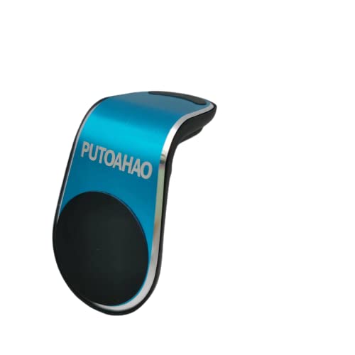 PUTOAHAO Blau Handyhalterung Auto Magnet,Handyhalterung Auto Lüftung,N52 Magnet Handy Halterung Auto,Auto Handyhalterung Für iPhone 14 13 12 Pro Max Mini Plus,Samsung,Huawei,Xiaomi,Smartphone von PUTOAHAO