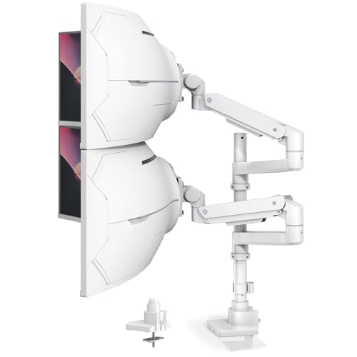 PUTORSEN Monitor Halterung 2 Monitore für 17 bis 57 Zoll Bildschirme bis 20 kg pro Arm, Extra Langer Tischhalterung Höhenverstellbar Schwenkbar für optimale Ergonomie, VESA 75/100mm PUTORSEN Monitor Halterung 2 Monitore für 17 bis 57 Zoll Bildschirme bis 20 kg pro Arm, Extra Langer Tischhalterung Höhenverstellbar Schwenkbar für optimale Ergonomie, VESA 75/100mm von PUTORSEN