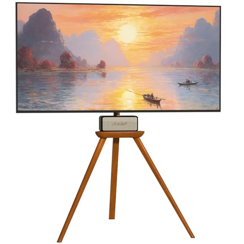 PUTORSEN TV Ständer Holz - Tripod Fernsehständer höhenverstellbar für TV 45-65 Zoll bis zu 40 kg, 45 Grad schwenkbar, max. VESA 400 x 400 mm PUTORSEN TV Ständer Holz - Tripod Fernsehständer höhenverstellbar für TV 45-65 Zoll bis zu 40 kg, 45 Grad schwenkbar, max. VESA 400 x 400 mm von PUTORSEN