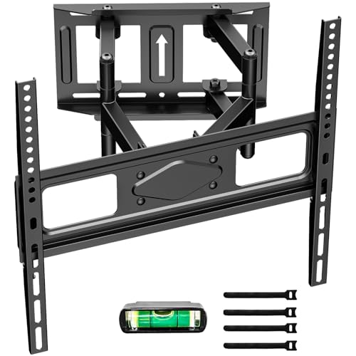 PUTORSEN TV Wandhalterung Schwenkbar für 32-70 Zoll Fernseher, Max 50kg, Neigbar TV Halterung, VESA 75x75-400x400mm von PUTORSEN