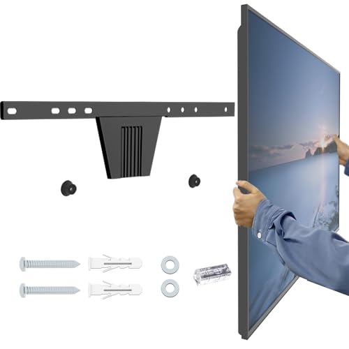 PUTORSEN Ultraslim TV Wandhalterung fur 37-80 Zoll Flach & Curved,Wand Halterung Fernseher unterstützt TV bis zu 50kg mit Max VESA 600x400mm,Abstand zur Wand nur 1.7 cm von PUTORSEN