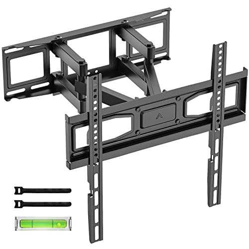 TV Wandhalterung Schwenkbar Neigbar für 32-70 Zoll Flach & Curved Fernseher, Universal Wandhalterung Fernseher bis zu 40kg mit Max. VESA 400x400mm von PUTORSEN