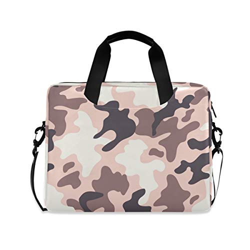 PUXUQU Camo Tarnen Druck Laptoptasche 15.6 Zoll Laptop Tasche Aktentasche Hülle Notebooktasche Handtasche Schulter Tasche für Uni Arbeit Business von CMMT