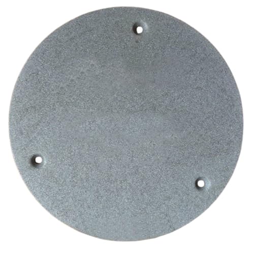 Carborundum-Polierscheibe, Keramik-Diamant-Schleifplatte mit Körnung 60–1000, Dreiloch-Schleifstein 200 mm/8 Zoll (600)(100) von PUYUNA