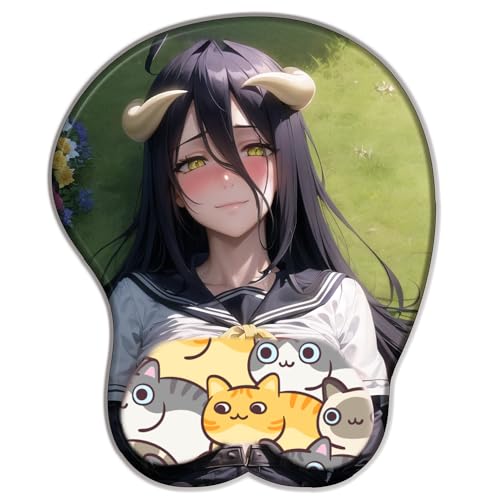 Overlord Albedo Anime 3D Mouse Pad Wrist Support Mouse Mat in Pretty Pattern, Stereoscopic Cute Soft Mouse Mat for Office, Laptop Overlord Albedo Anime 3D Mouse Pad Wrist Support Mouse Mat in Pretty Pattern, Stereoscopic Cute Soft Mouse Mat for Office, Laptop von PUrar