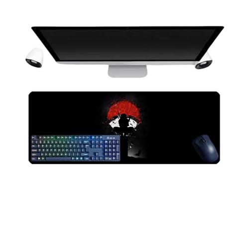 PUrar Japanese Uchiha Itachi Anime Mauspad XL, 800 x 300 mm, wasserdichtes Gaming-Mauspad und 3 mm Basis aus rutschfestem Gummi, strukturierte Oberfläche PUrar Japanese Uchiha Itachi Anime Mauspad XL, 800 x 300 mm, wasserdichtes Gaming-Mauspad und 3 mm Basis aus rutschfestem Gummi, strukturierte Oberfläche von PUrar