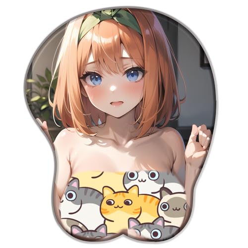 The Quintessential Quintuplets Nakano Yotsuba Anime 3D Mouse Pad Fun Wrist Support Gaming Anime Mouse Pad, ergonomische Handgelenkschutz Mauspad, geeignet als Geschenk für Mann The Quintessential Quintuplets Nakano Yotsuba Anime 3D Mouse Pad Fun Wrist Support Gaming Anime Mouse Pad, ergonomische Handgelenkschutz Mauspad, geeignet als Geschenk für Mann von PUrar