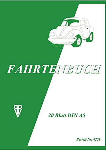 PVP Penig 4251 Auto- und Fahrtenbücher Fahrtenbuch A5 20 Blatt von PVP Penig