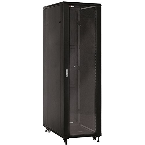 PW WP WPN-RNB-27606-B Regal 500 kg Standalone 27U schwarz – Regale (500 kg, freistehend, 27U, schwarz, 48,3 cm (19 Zoll), IP20) von PW