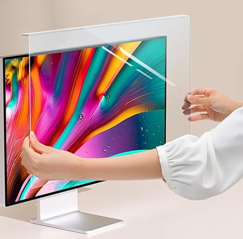 PXAMORTEL Computer Sichtschutzfilter, Acrylfilter for Schutz der Augen und ein Displayschutz, der 415–455 nm effektiv filtert, geeignet for 11,6–32 Zoll große Monitore.(21.5"(537 * 330mm)) von PXAMORTEL