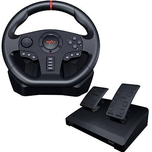 PXN V900 Gaming Lenkrad Mit Pedalen, 270/900° Mit Vibrationen Feedback, Für PC, PS3, PS4, Switch - Gebraucht PXN V900 Gaming Lenkrad Mit Pedalen, 270/900° Mit Vibrationen Feedback, Für PC, PS3, PS4, Switch - Gebraucht von PXN