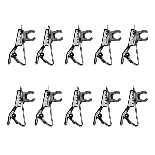 PXRLMYF 10 Stücke Lavaliermikrofon Clip,Metall Lavalier Revers Mikrofon Clip,Schwarz Mic Clips für Interview Meeting Lectures Online Chat PXRLMYF 10 Stücke Lavaliermikrofon Clip,Metall Lavalier Revers Mikrofon Clip,Schwarz Mic Clips für Interview Meeting Lectures Online Chat von PXRLMYF