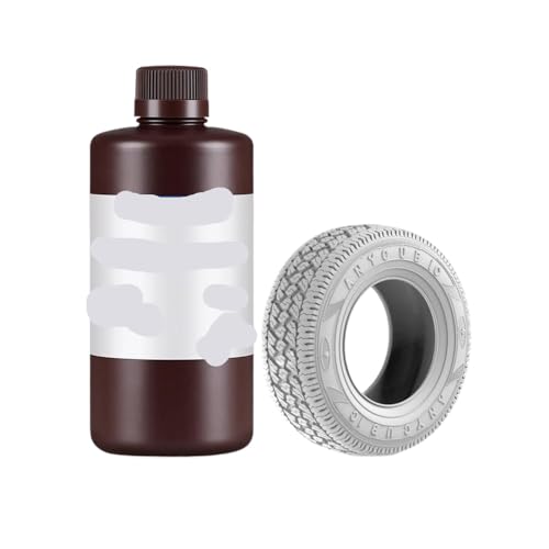 Flexibler hartes Harz 2.0 3D-Druckmaterial, kompatibel mit Photon Mono (x) LCD 365-405nm(1kg Tough2.0 WHITE) von PYASJRAV
