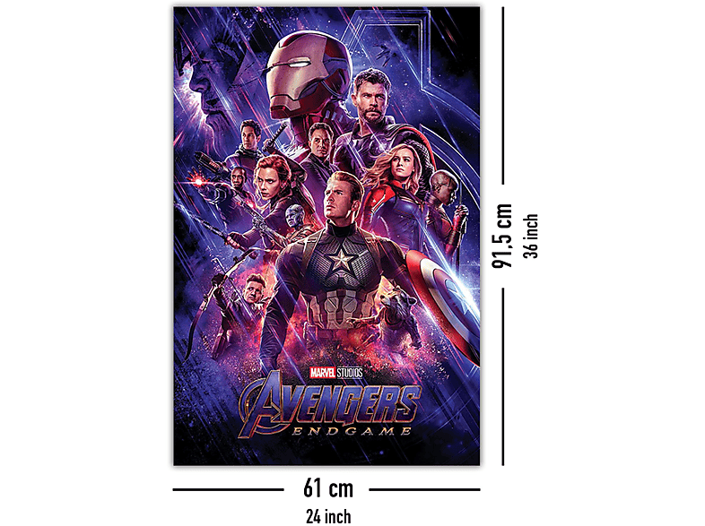 PYRAMID INTERNATIONAL Avengers: Endgame Poster One Sheet Großformatige von PYRAMID INTERNATIONAL