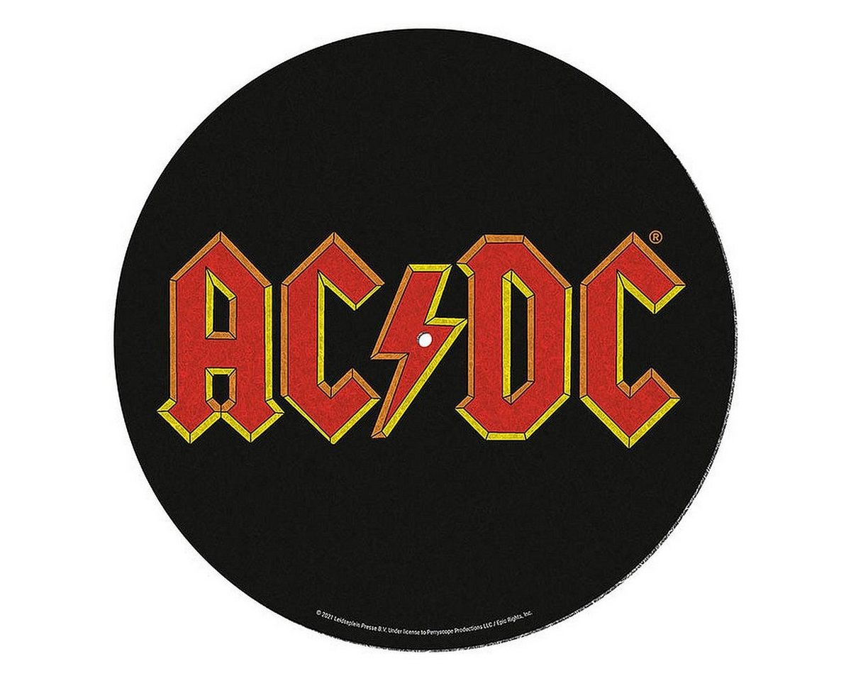 PYRAMID Plattenspieler-Schutzhülle AC/DC Plattentellerauflage Record Slip Mat von PYRAMID