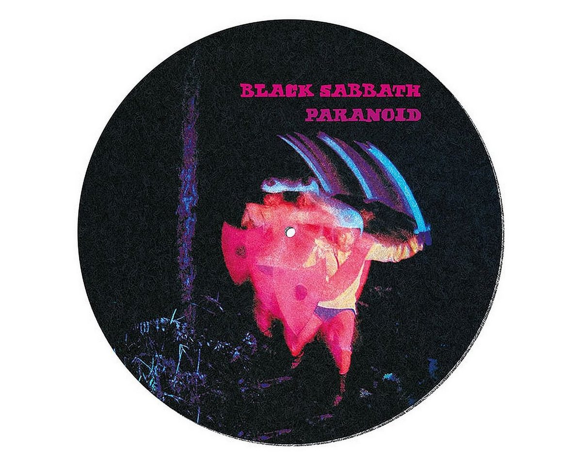PYRAMID Plattenspieler-Schutzhülle Black Sabbath Plattenteller auflage Record Slip Mat von PYRAMID