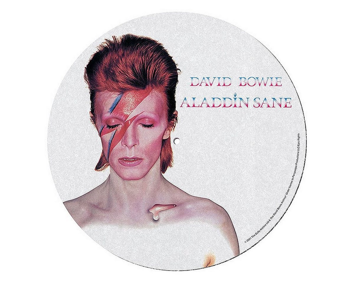 PYRAMID Plattenspieler-Schutzhülle David Bowie Plattenteller auflage Record Slip Mat von PYRAMID