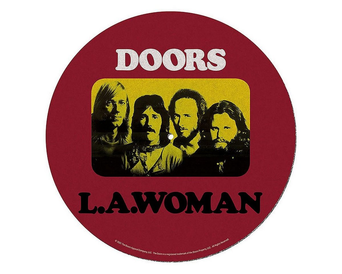 PYRAMID Plattenspieler-Schutzhülle The Doors Plattenteller auflage Record Slip Mat von PYRAMID