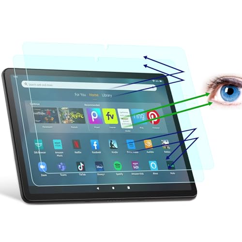 PYS Anti Blaulicht Schutzfolie für Fire Max 11 Zoll Tablet Anti Glare Kratzfest Blaulichtblock um Augen zu Schutzen 2 Stück von PYS