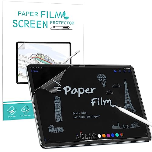 PYS Papier Schutzfolie für iPad 10. Generation 2022 Matt PET Folie zum Zeichnen Schreiben Notizen Anti-Fingerabdrücke Blendfrei Fühlt sich an wie auf Papier von PYS