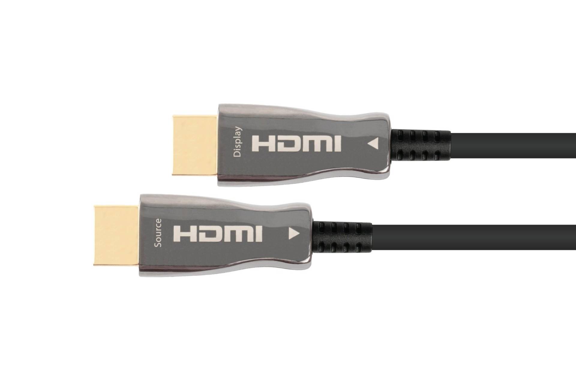 AOC Hybrid Ultra-High-Speed HDMI® 2.1 Kabel, 8K @60Hz / 4K @120Hz, 48 GBit/s, schwarz, 15m von PYTHON