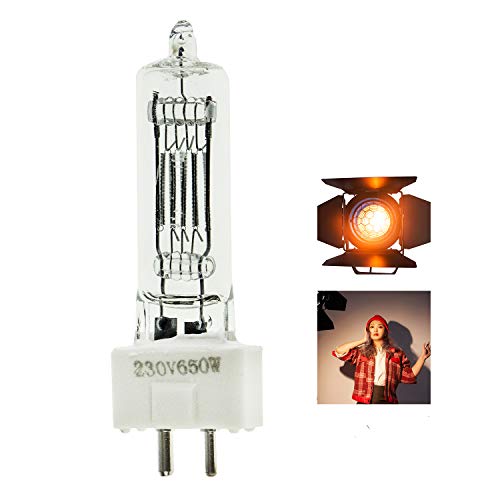 Pyxelstudio 650W Halogen Glühlampe Halogenlampen Warmweiss 3200K Fresnel Tungsten Video Dauerlich Lampe 230V GY9.5 Pyxelstudio 650W Halogen Glühlampe Halogenlampen Warmweiss 3200K Fresnel Tungsten Video Dauerlich Lampe 230V GY9.5 von PYXEL STUDIO