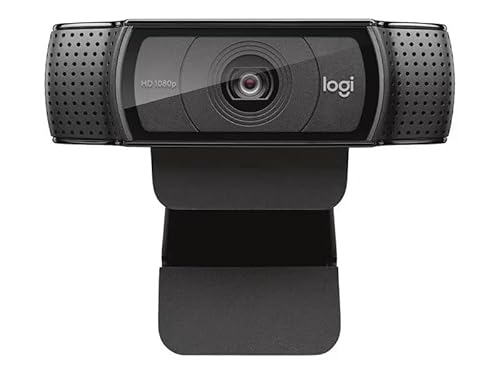 Original Logitech C920e HD 1080p Webcam (Mikrofon deaktiviert), 30fps Videoanrufe, klares Stereo-Audio, funktioniert mit Skype, Zoom, FaceTime, Hangouts, MS. Teams, PC/Mac/Laptop/Macbook/Tablet (kein von PYXISTIFY