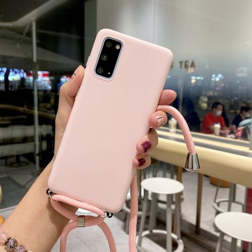 Für Samsung Galaxy S20 Ultra S10 E S8 S9 Plus Note 8 9 10 Pro A6 A7 A9 Crossbody Cover Lanyard Halskette Schultergurt Hülle, Pink, Für Note 10 Lite Für Samsung Galaxy S20 Ultra S10 E S8 S9 Plus Note 8 9 10 Pro A6 A7 A9 Crossbody Cover Lanyard Halskette Schultergurt Hülle, Pink, Für Note 10 Lite von PYYLTTP