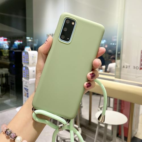 Für Samsung Galaxy S20 Ultra S10 E S8 S9 Plus Note 8 9 10 Pro A6 A7 A9 Crossbody Cover Lanyard Halskette Schultergurt Hülle, grün, für Note 10 Pro Für Samsung Galaxy S20 Ultra S10 E S8 S9 Plus Note 8 9 10 Pro A6 A7 A9 Crossbody Cover Lanyard Halskette Schultergurt Hülle, grün, für Note 10 Pro von PYYLTTP