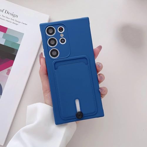 Hülle mit Kartenfach und Süßigkeiten-Motiv für Samsung Galaxy S25 S24 S23 S22 S21 S20 Ultra Plus FE A71 A55 A35 A32 A72, weiche TPU-Hülle, Marineblau Hülle mit Kartenfach und Süßigkeiten-Motiv für Samsung Galaxy S25 S24 S23 S22 S21 S20 Ultra Plus FE A71 A55 A35 A32 A72, weiche TPU-Hülle, Marineblau von PYYLTTP