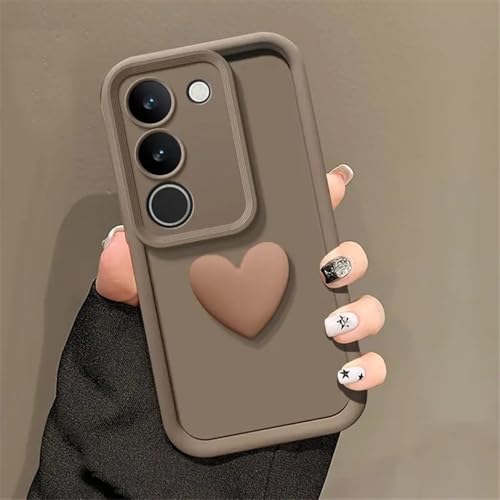 Love Heart Matte Weiche Silikonhülle für Samsung Galaxy S25 S24 S23 S22 Ultra S21 Plus S20 FE Stoßfeste Handyhülle, 4, Für Samsung S23FE von PYYLTTP