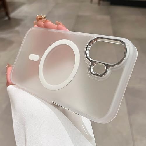 PYYLTTP Business Slim Matte Hülle für iPhone 16 Pro Max 16 Plus Metallkameraschutz Panzerabdeckung für iPhone 13 14 15 Pro Max, Weiß, Für iPhone 15 ProMax PYYLTTP Business Slim Matte Hülle für iPhone 16 Pro Max 16 Plus Metallkameraschutz Panzerabdeckung für iPhone 13 14 15 Pro Max, Weiß, Für iPhone 15 ProMax von PYYLTTP