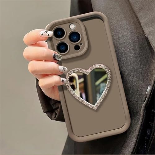 PYYLTTP Love Heart Diamond Mirror Handyhülle für Samsung S25 S24 S23 S22 Ultra S21 Plus S20 FE Note 20 Weiche Silikon-Stoßfeste Hülle, 4, Für Samsung S22Ultra PYYLTTP Love Heart Diamond Mirror Handyhülle für Samsung S25 S24 S23 S22 Ultra S21 Plus S20 FE Note 20 Weiche Silikon-Stoßfeste Hülle, 4, Für Samsung S22Ultra von PYYLTTP