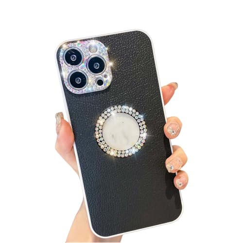 PYYLTTP Luxuriöse Handyhülle aus glänzendem Diamantleder, geeignet für iPhone 14 13 12 11 ProMax, Anti-Drop-Schutzhülle, Schwarz, Für iPhone 12ProMax PYYLTTP Luxuriöse Handyhülle aus glänzendem Diamantleder, geeignet für iPhone 14 13 12 11 ProMax, Anti-Drop-Schutzhülle, Schwarz, Für iPhone 12ProMax von PYYLTTP